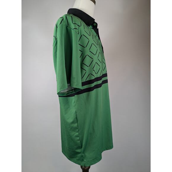 Tattoo Golf Mens L Polo Shirt Hazard Procool Fabric Stretch Performance Athletic - Picture 4 of 12